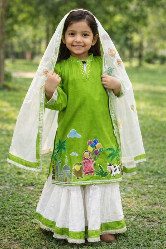 Hand-Painted Kids 3-Piece Suit – Custom Made