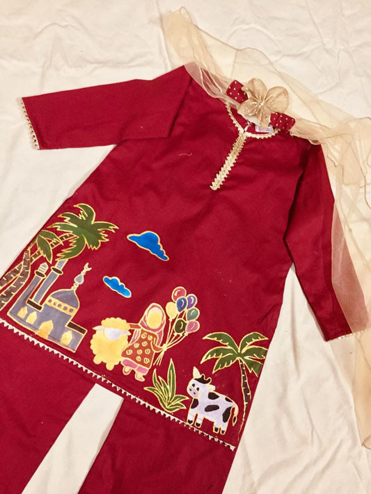Painted Kids 3-Piece Suit – Festive Wear