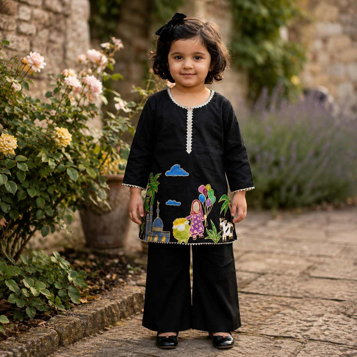 Hand-Painted Kids 2-Piece Suit – Custom Made