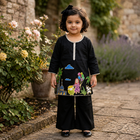 Hand-Painted Kids 2-Piece Suit – Custom Made