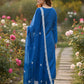 Royal Blue Adda Work Stitched 3-Piece Suit – Custom Made